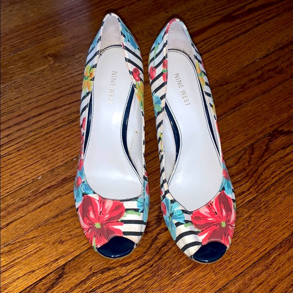 Nine West wedge sandals. NWOT